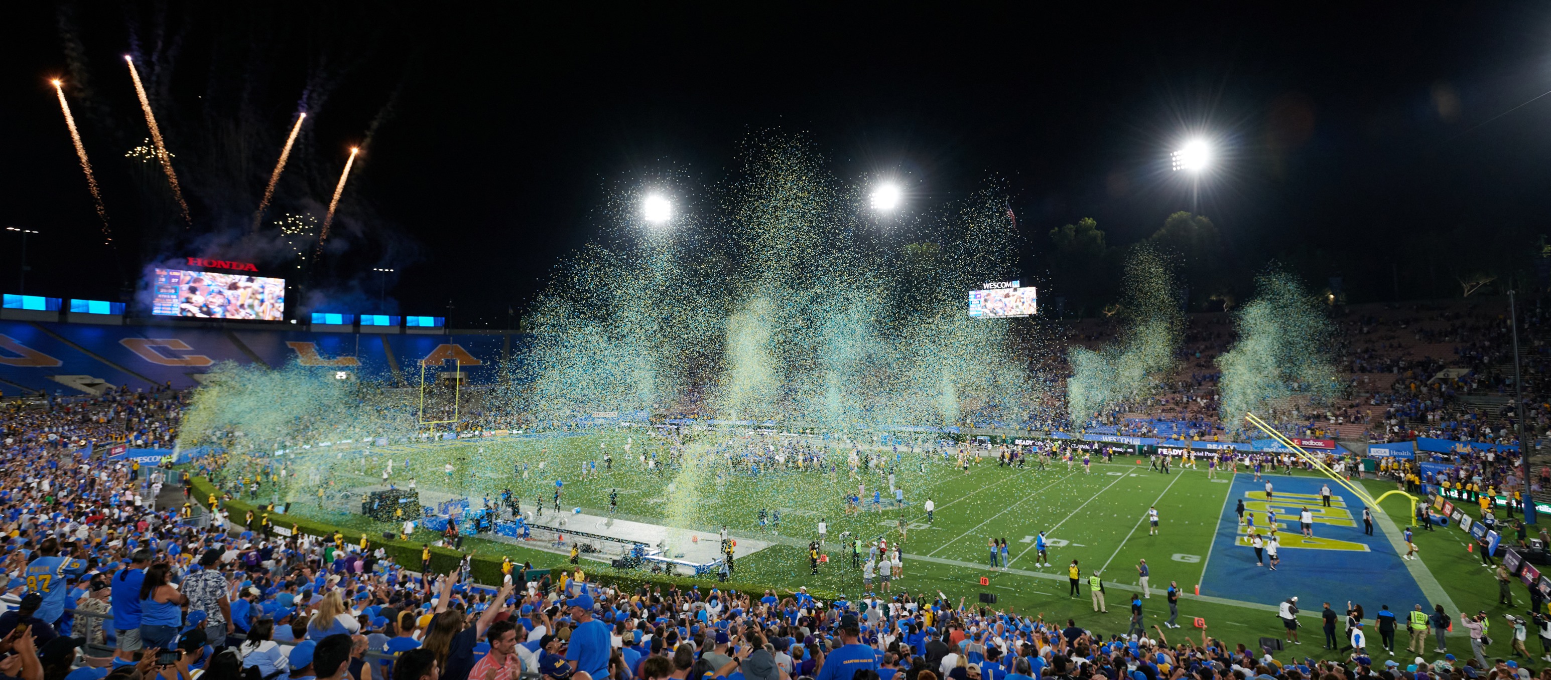 Michigan State Spartans at UCLA Bruins Football